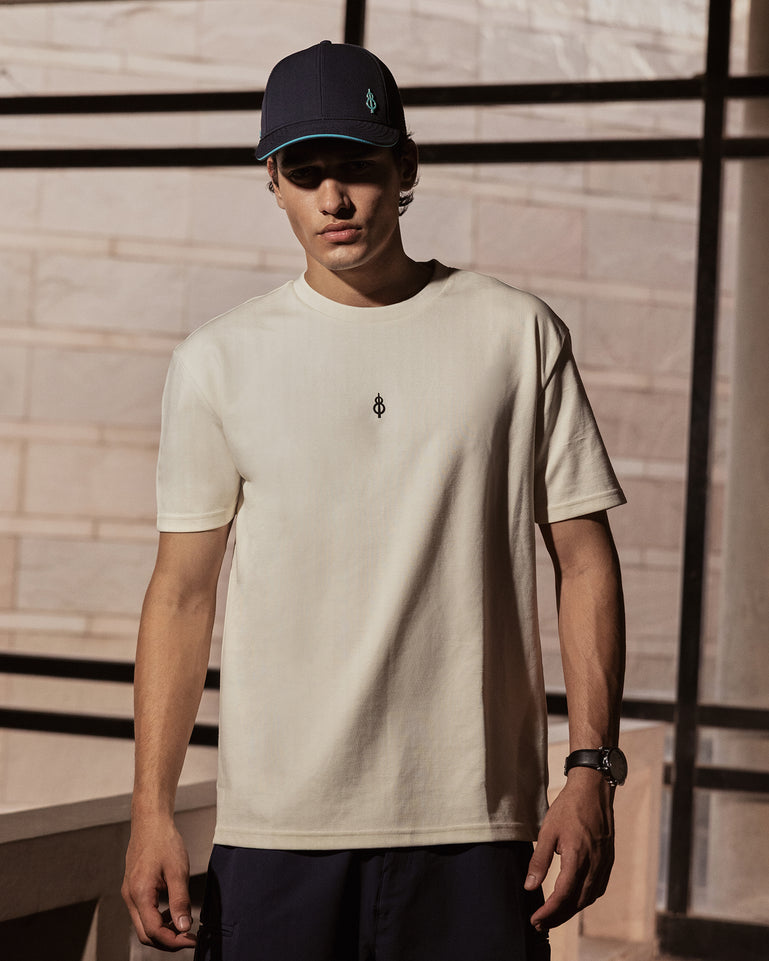 Boom Logo Relaxed T-Shirt - White