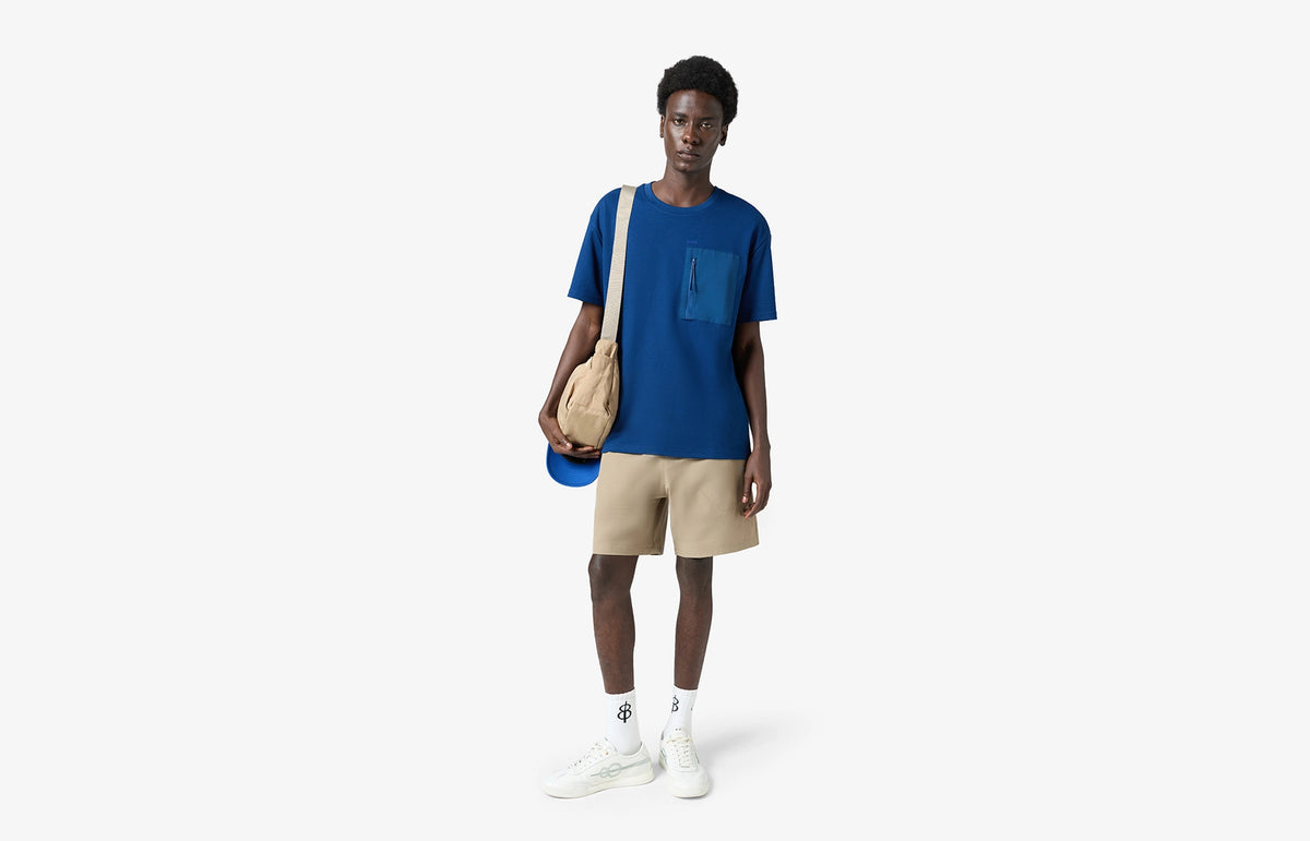 Arc Pocket T-Shirt - Blue