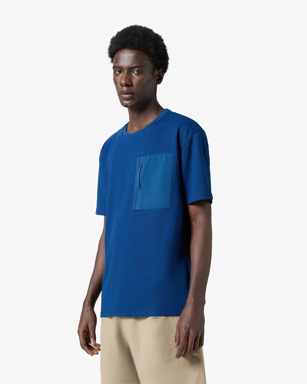 Arc Pocket T-Shirt - Blue