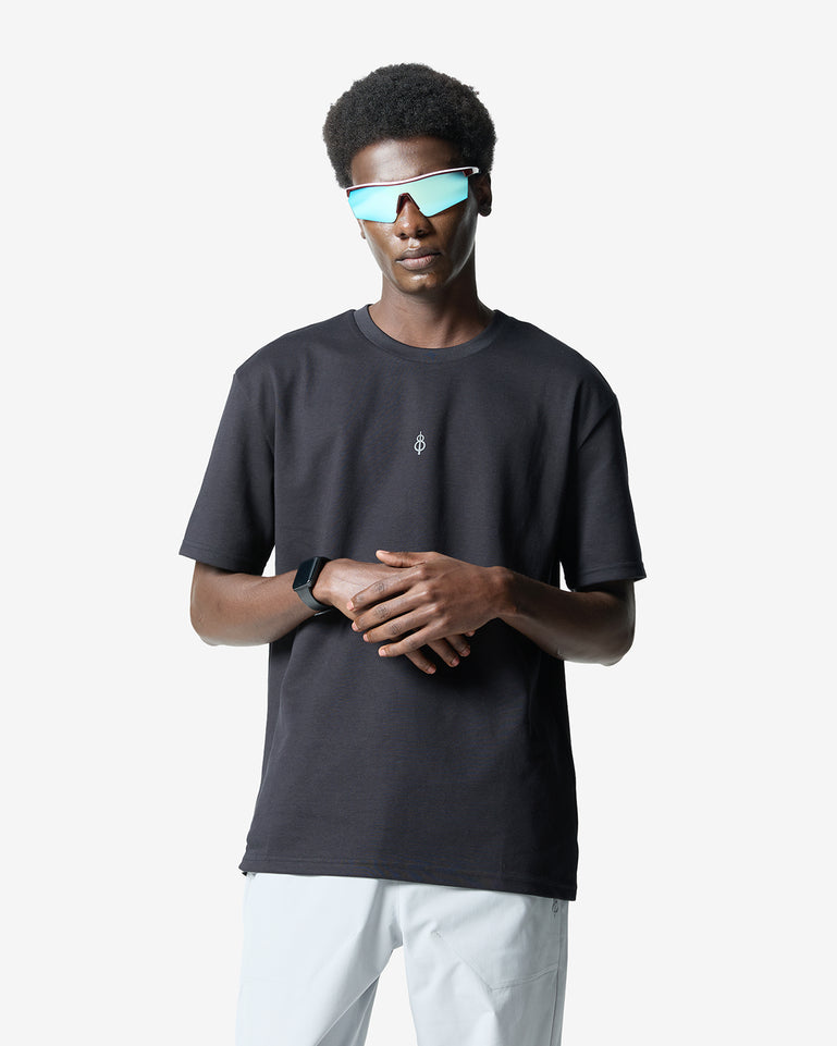 Boom Logo Relaxed T-Shirt - Black