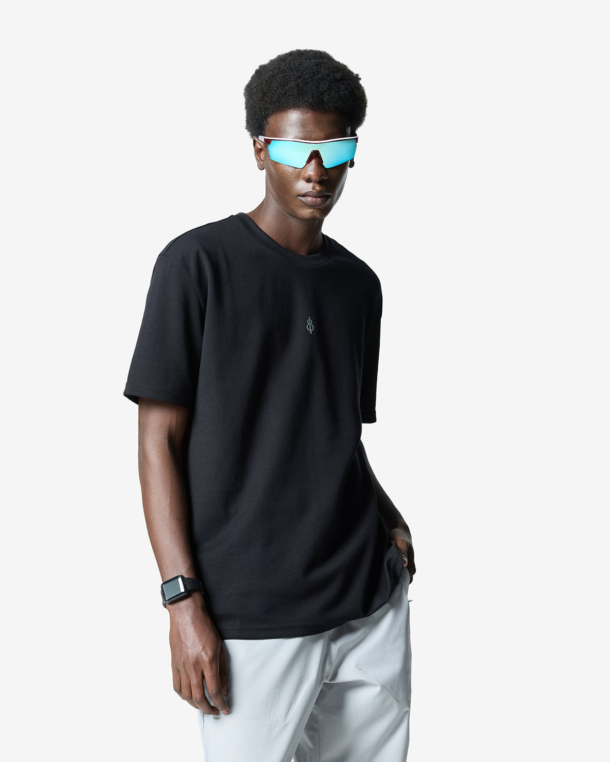 Boom Logo Relaxed T-Shirt - Black