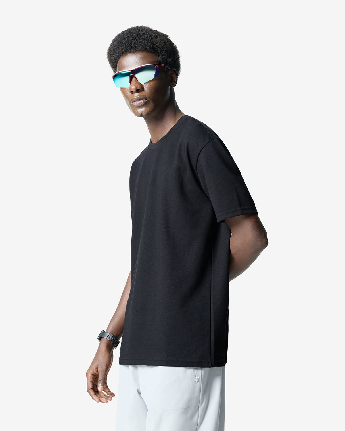 Boom Logo Relaxed T-Shirt - Black