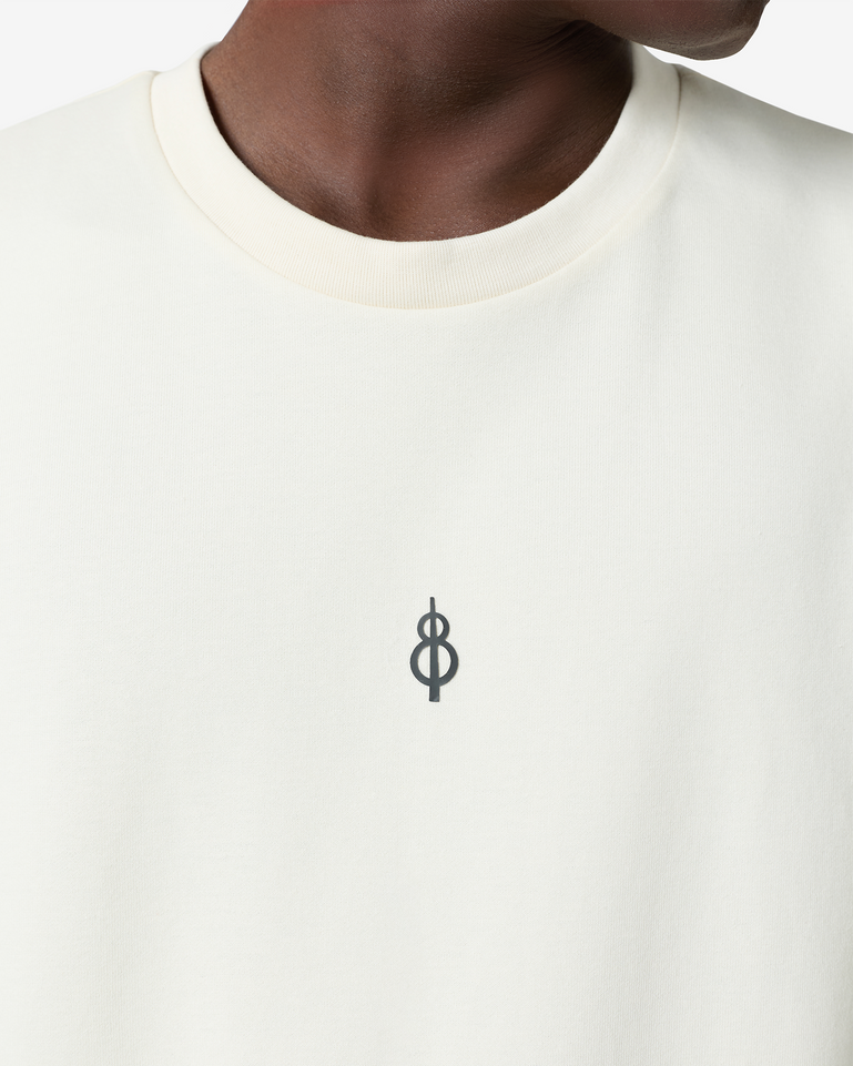 Boom Logo Relaxed T-Shirt - White