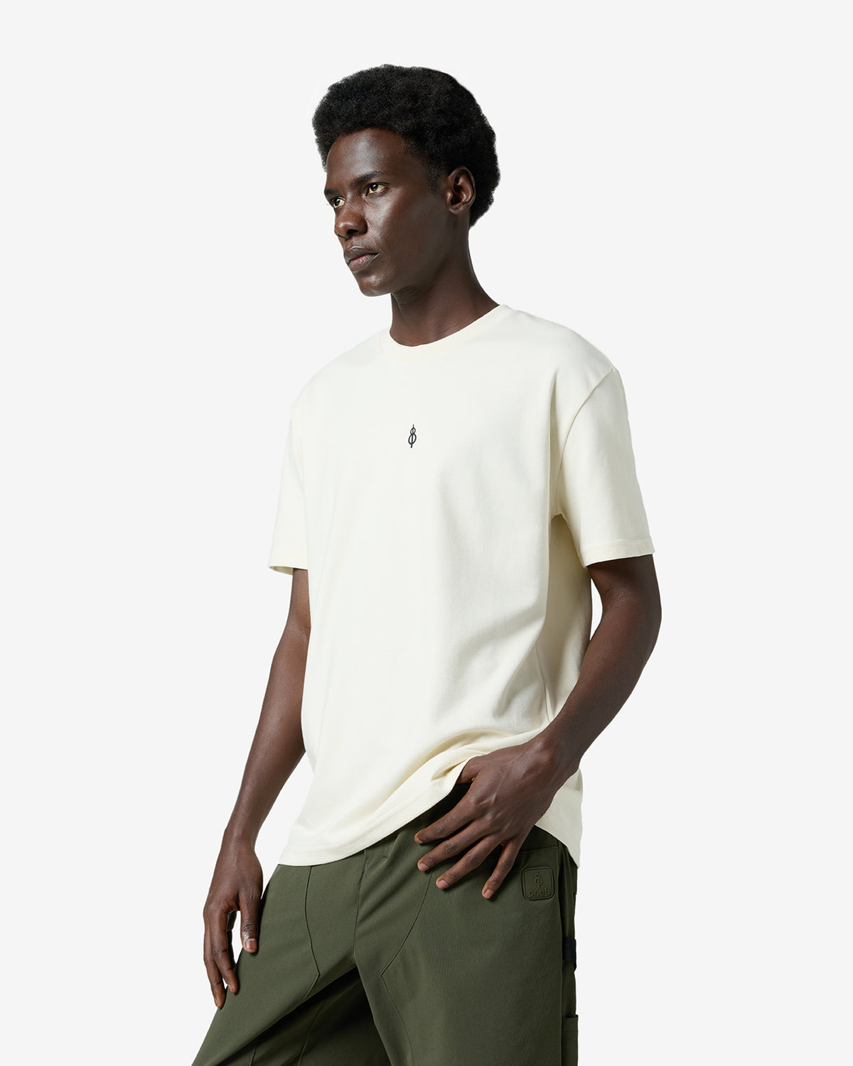 Boom Logo Relaxed T-Shirt - White