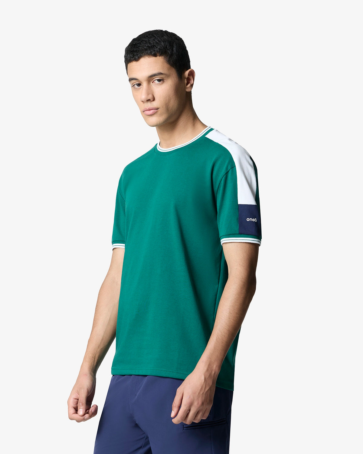 Cricket Two Tone T-Shirt - Green