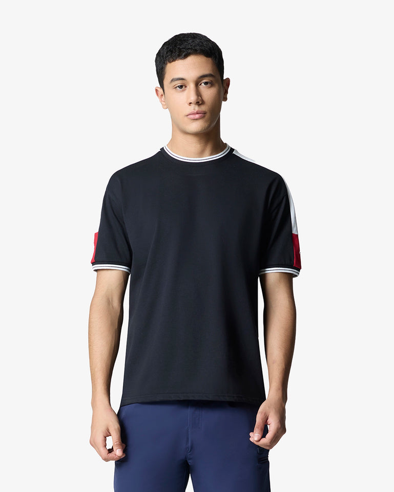 Cricket Two Tone T-Shirt - Black