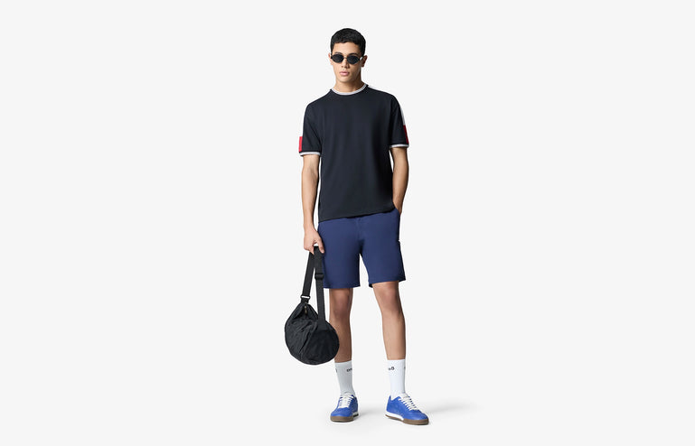 Cricket Two Tone T-Shirt - Black