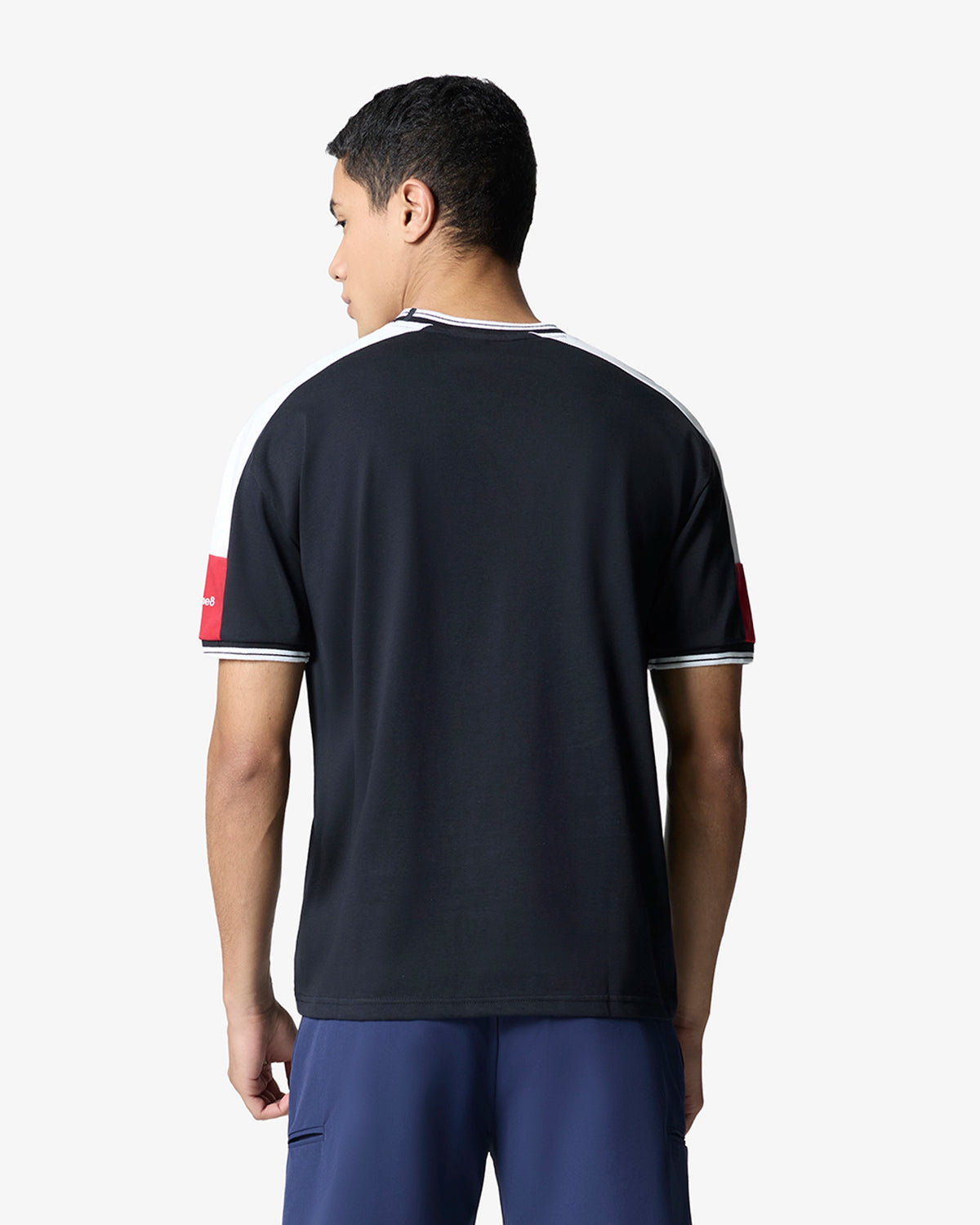 Cricket Two Tone T-Shirt - Black