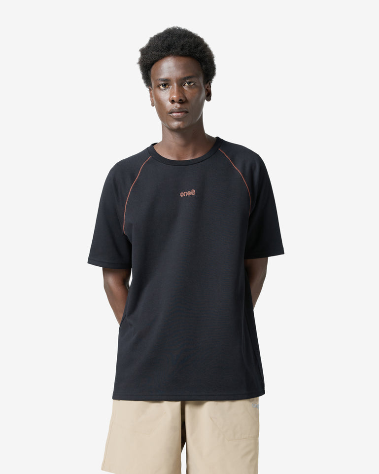 Raglan Tape Tee - Black