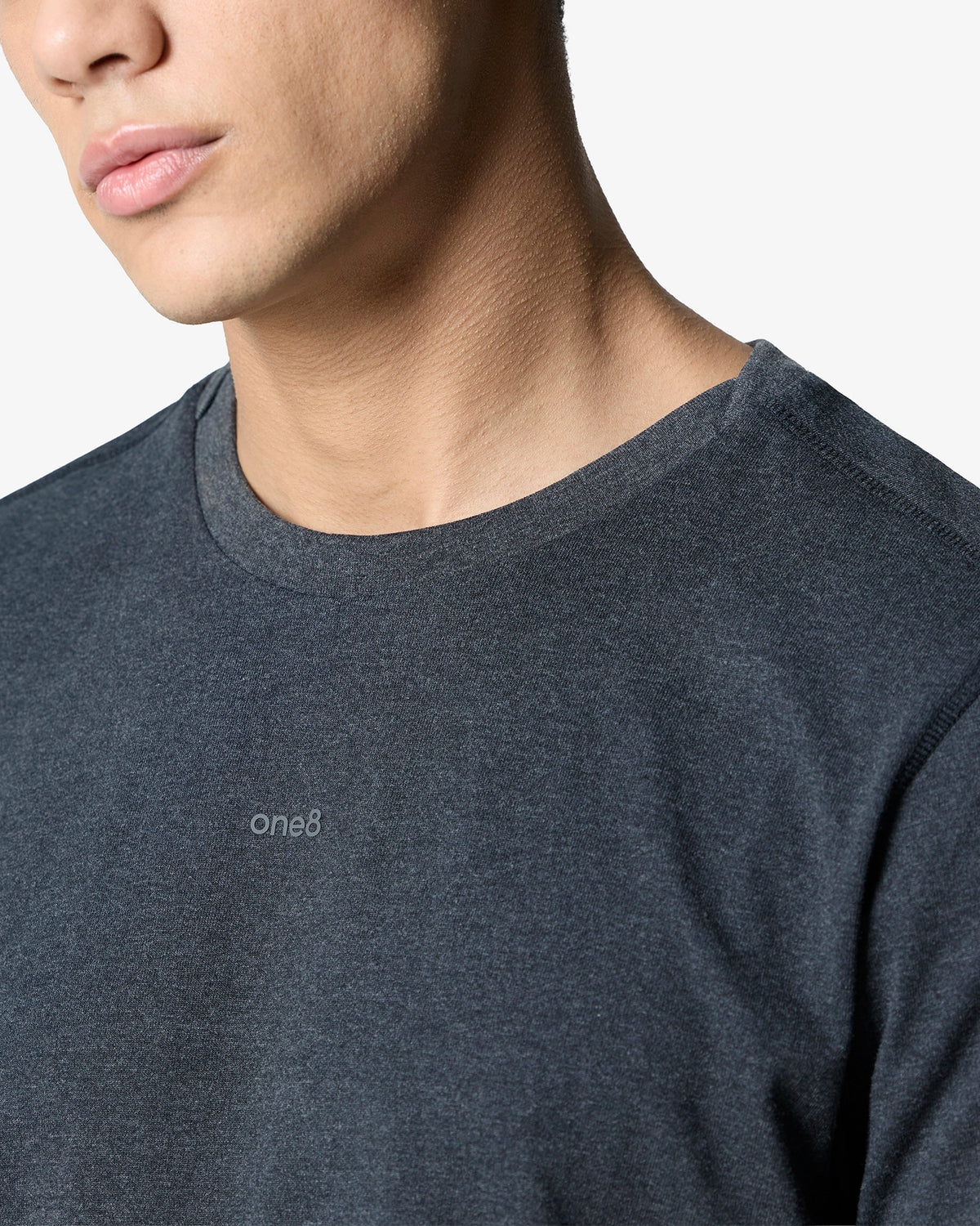 Sonic Contour Melange Tee - Black