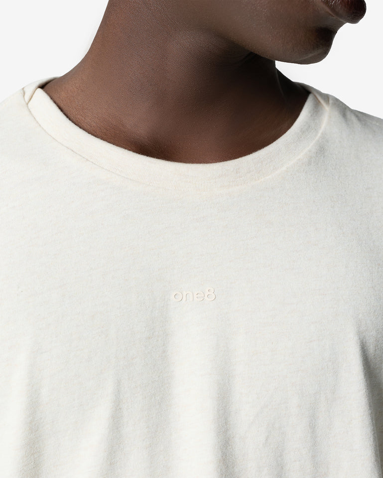 Sonic Contour Melange Tee - Off White