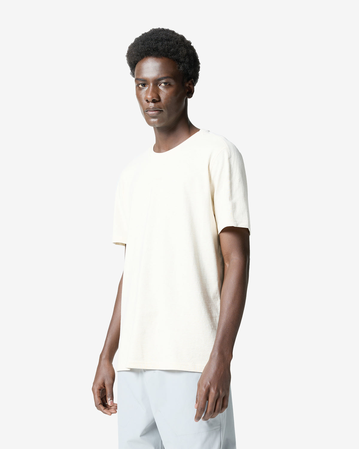 Sonic Contour Melange Tee - Off White