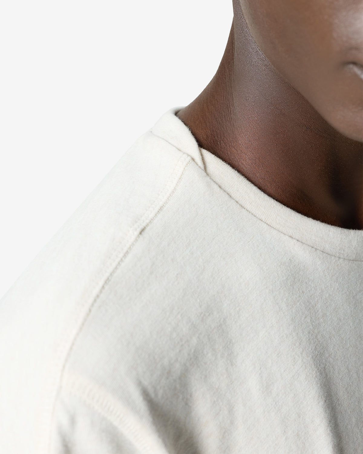 Sonic Contour Melange Tee - Off White