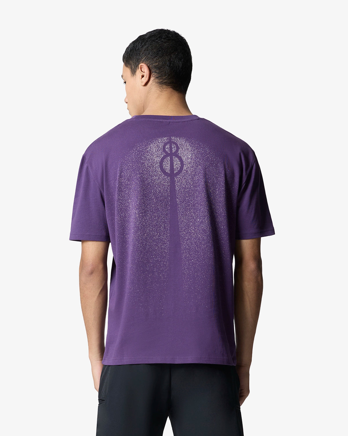 Signature Back Circle Tee - Purple