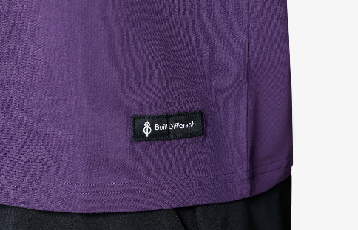 Signature Back Circle Tee - Purple