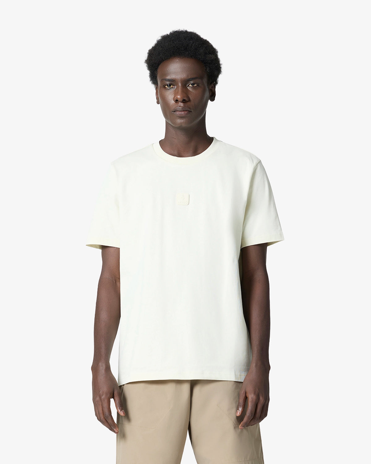 Essentials Square Patch Tee - Off White