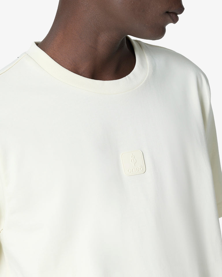 Essentials Square Patch Tee - Off White