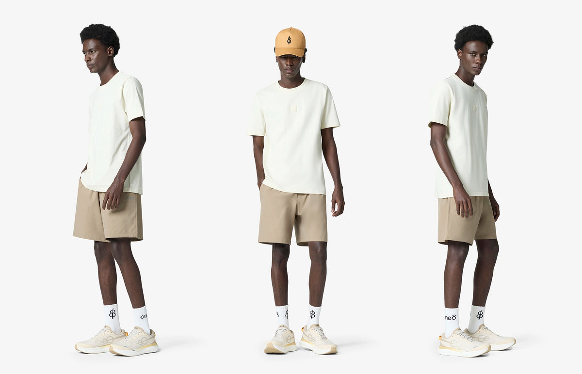 Essentials Square Patch Tee - Off White