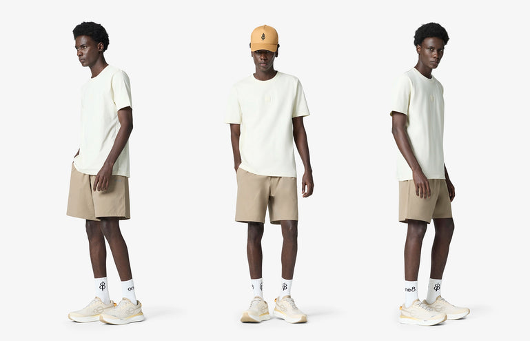 Essentials Square Patch Tee - Off White