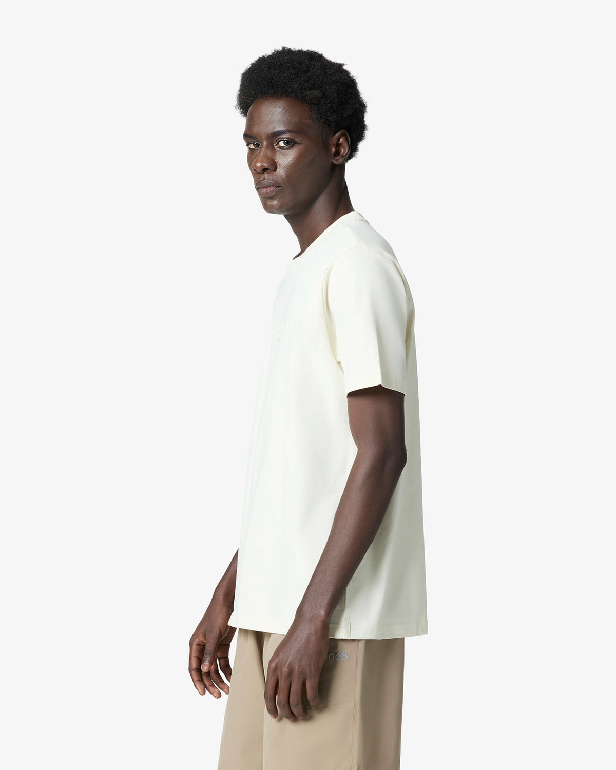 Essentials Square Patch Tee - Off White