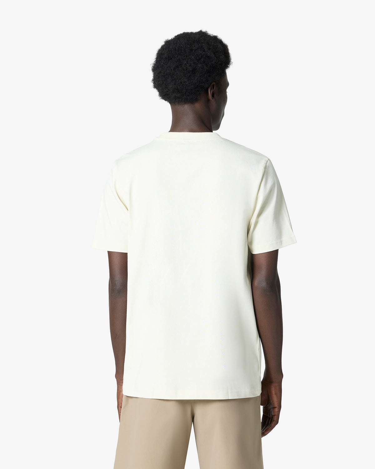 Essentials Square Patch Tee - Off White