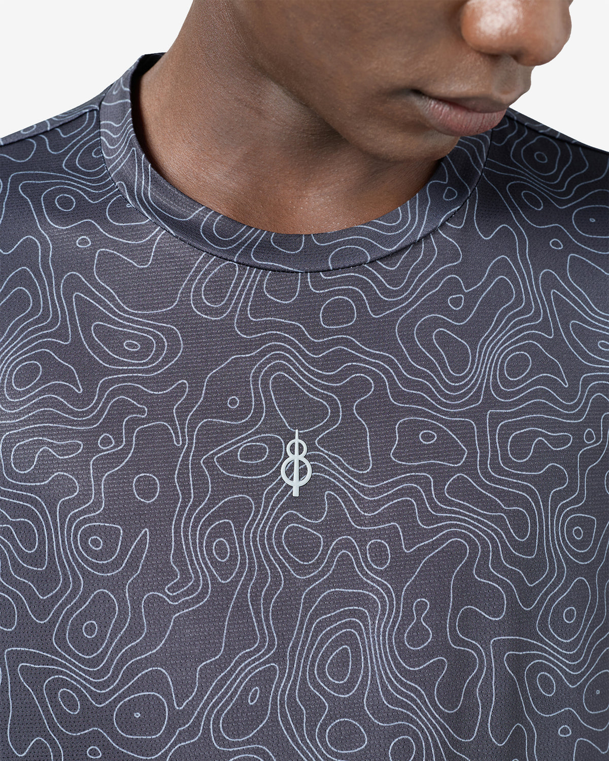Essentials Printed Training Tee - Black