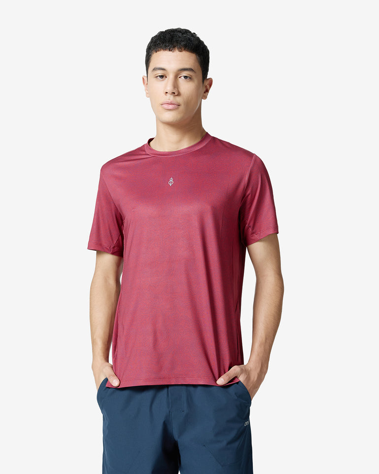 Essentials Printed Training Tee - Red