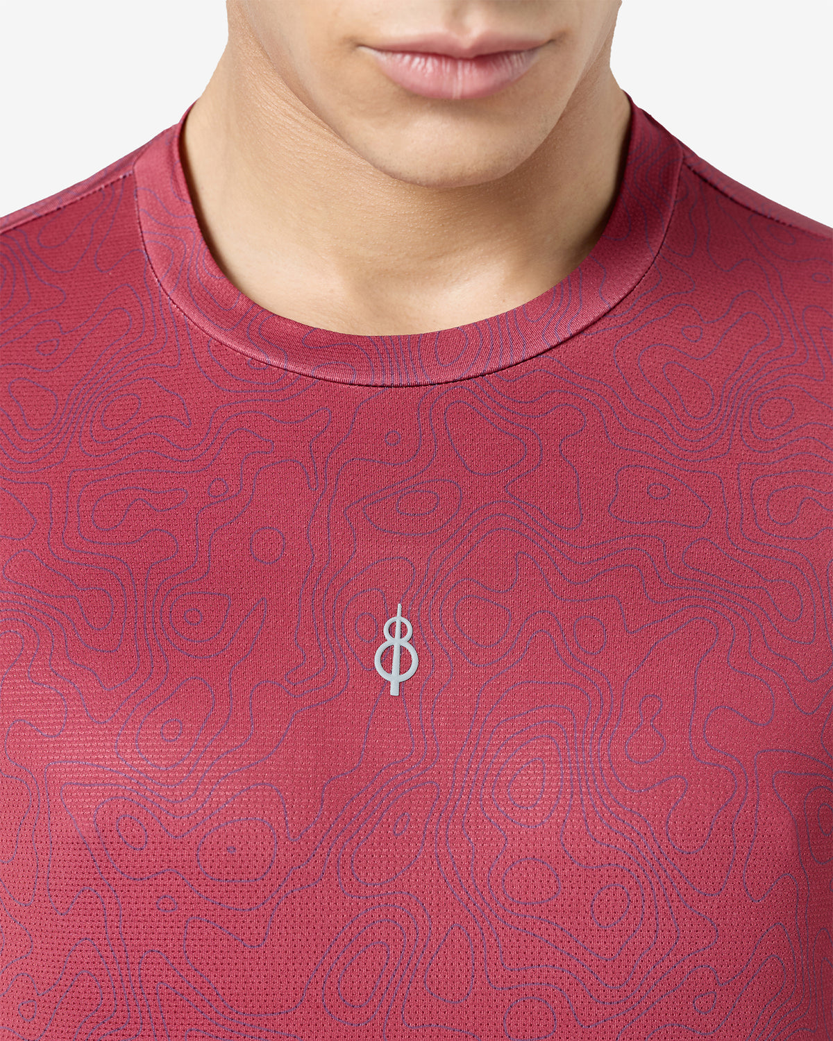 Essentials Printed Training Tee - Red