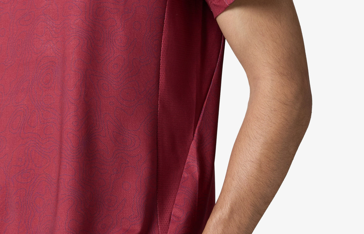 Essentials Printed Training Tee - Red