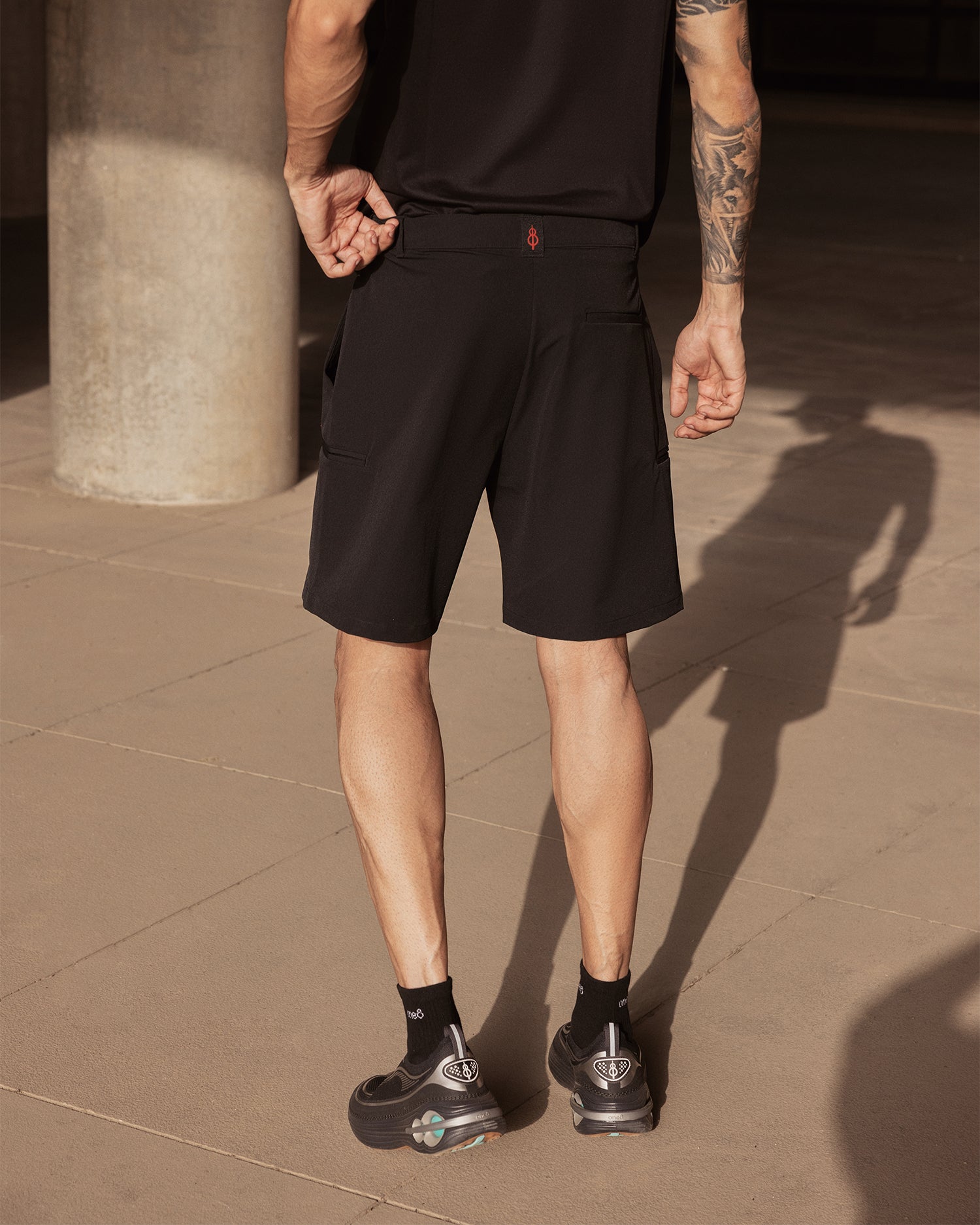 Technical Shorts Black Beauty