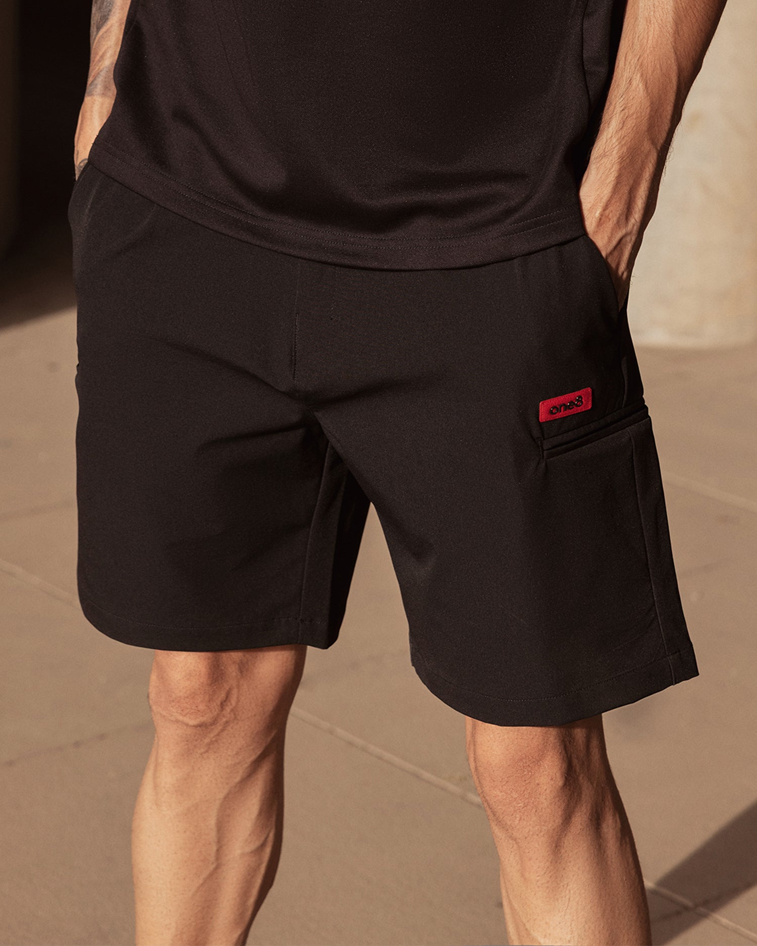 Technical Shorts Black Beauty