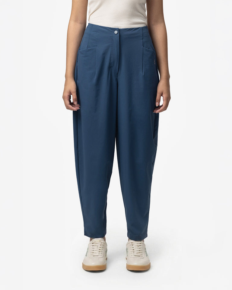 Pin High Balloon Pants - Blue
