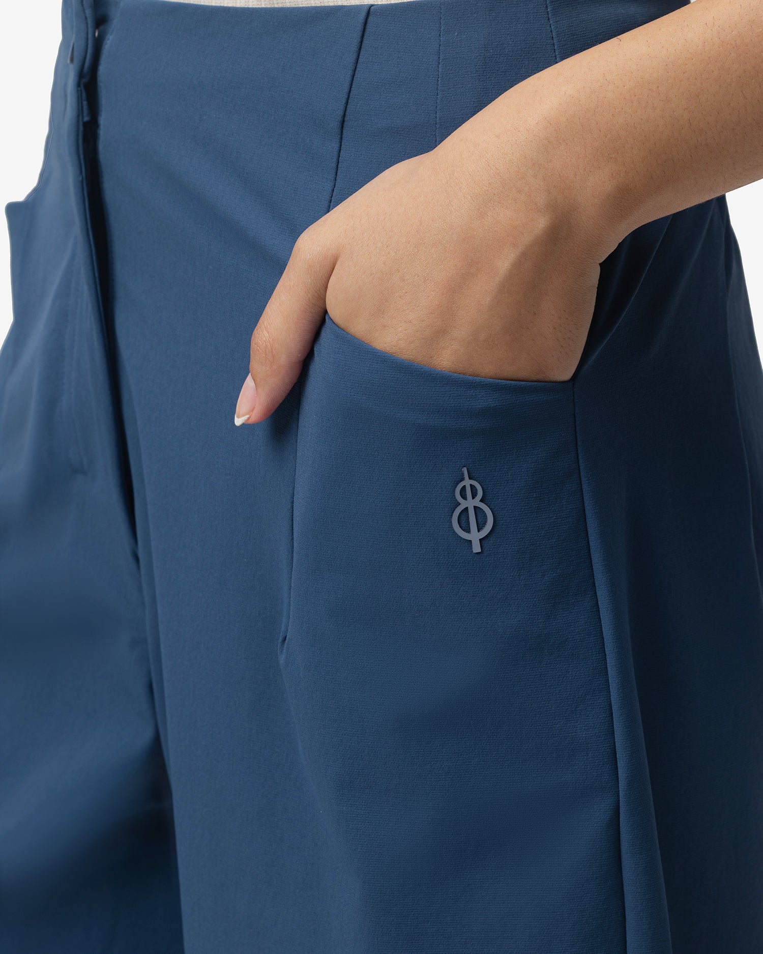 Pin High Balloon Pants - Blue