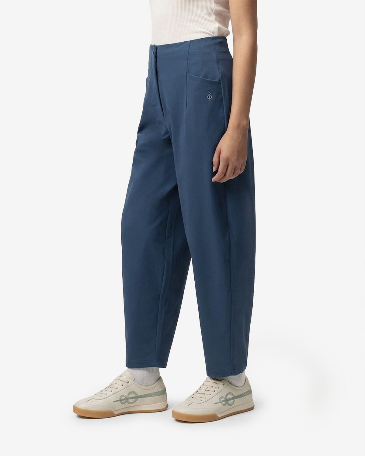 Pin High Balloon Pants - Blue